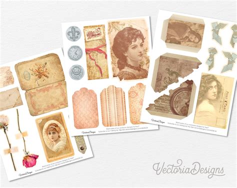 junk journal ephemera shop.